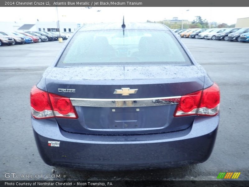 Atlantis Blue Metallic / Jet Black/Medium Titanium 2014 Chevrolet Cruze LS