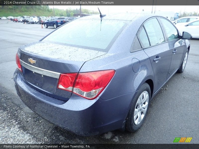 Atlantis Blue Metallic / Jet Black/Medium Titanium 2014 Chevrolet Cruze LS