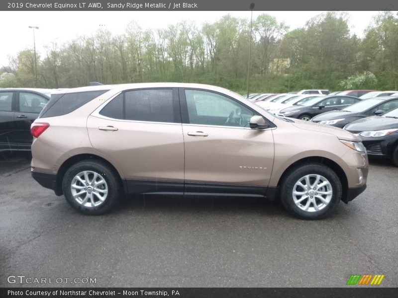 Sandy Ridge Metallic / Jet Black 2019 Chevrolet Equinox LT AWD