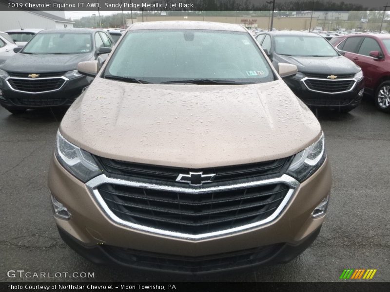 Sandy Ridge Metallic / Jet Black 2019 Chevrolet Equinox LT AWD