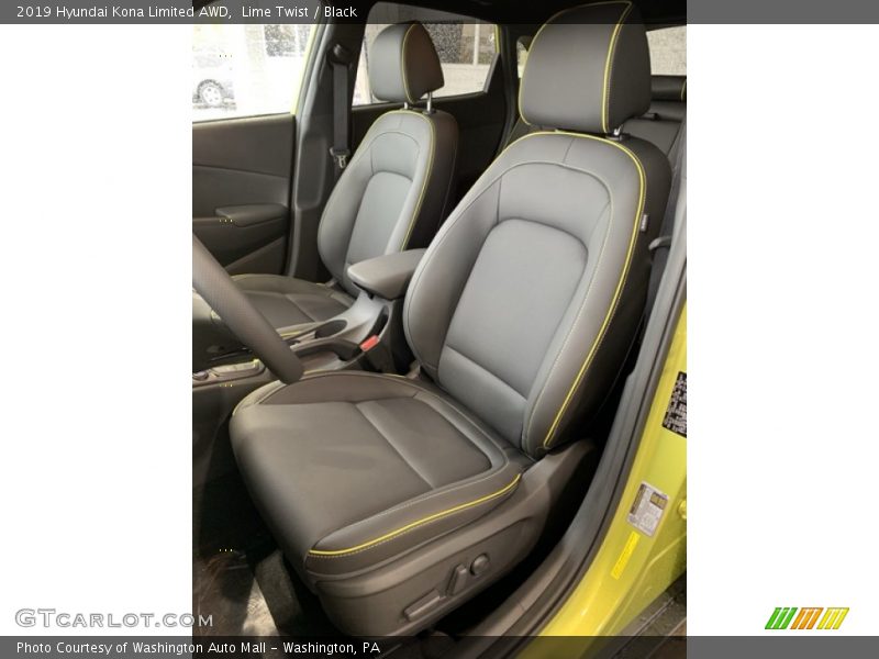 Lime Twist / Black 2019 Hyundai Kona Limited AWD