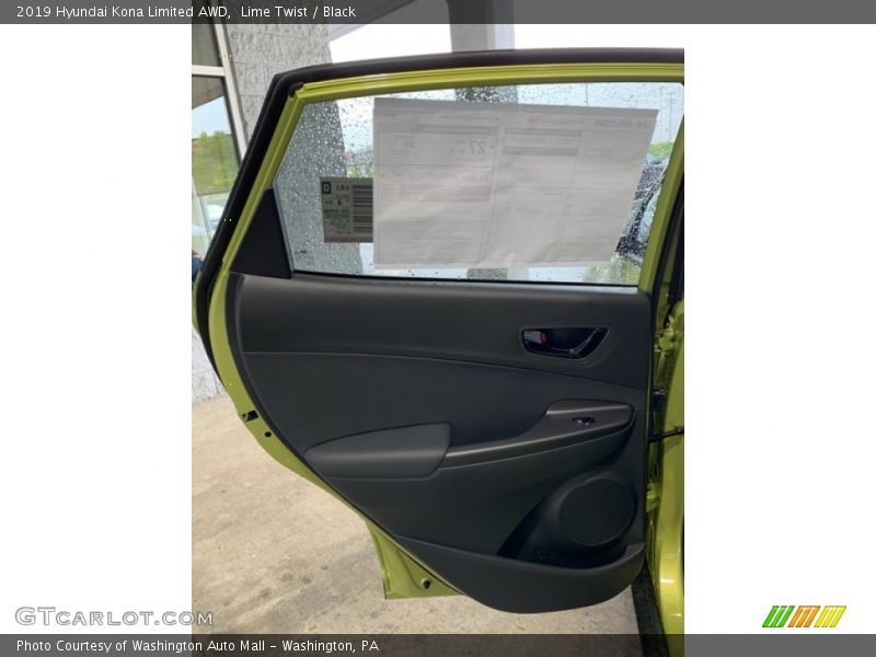Lime Twist / Black 2019 Hyundai Kona Limited AWD