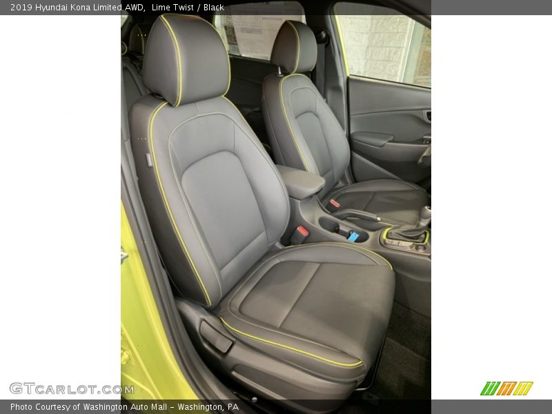 Lime Twist / Black 2019 Hyundai Kona Limited AWD