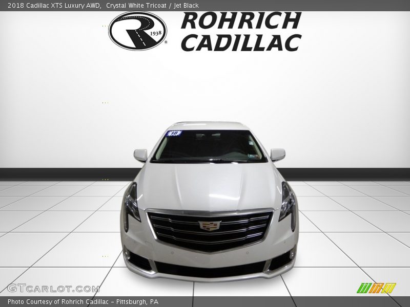 Crystal White Tricoat / Jet Black 2018 Cadillac XTS Luxury AWD