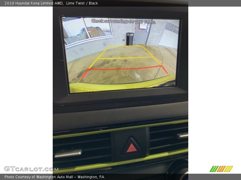 Lime Twist / Black 2019 Hyundai Kona Limited AWD