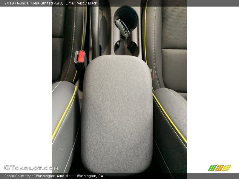 Lime Twist / Black 2019 Hyundai Kona Limited AWD