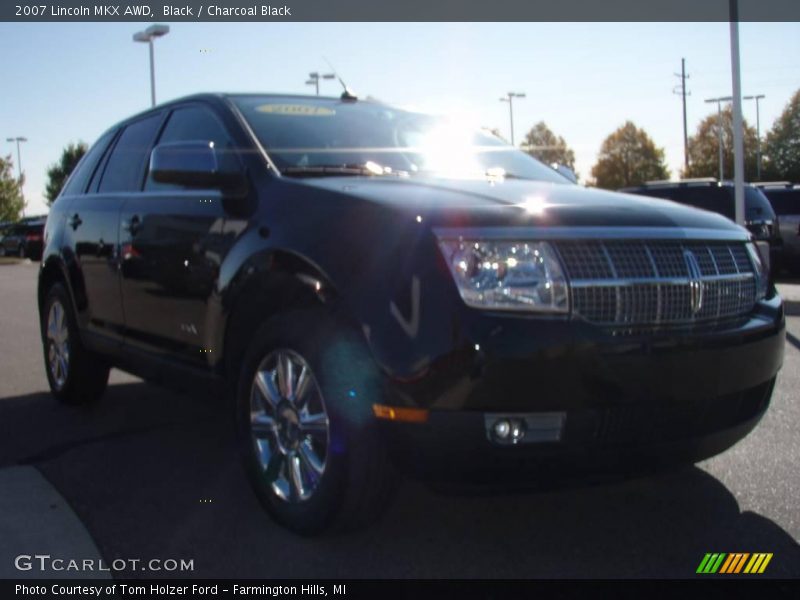 Black / Charcoal Black 2007 Lincoln MKX AWD