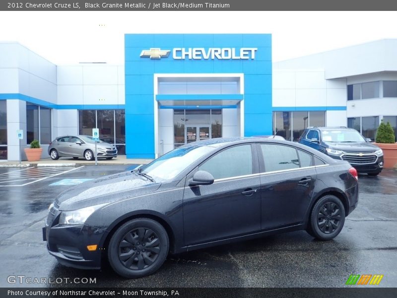 Black Granite Metallic / Jet Black/Medium Titanium 2012 Chevrolet Cruze LS