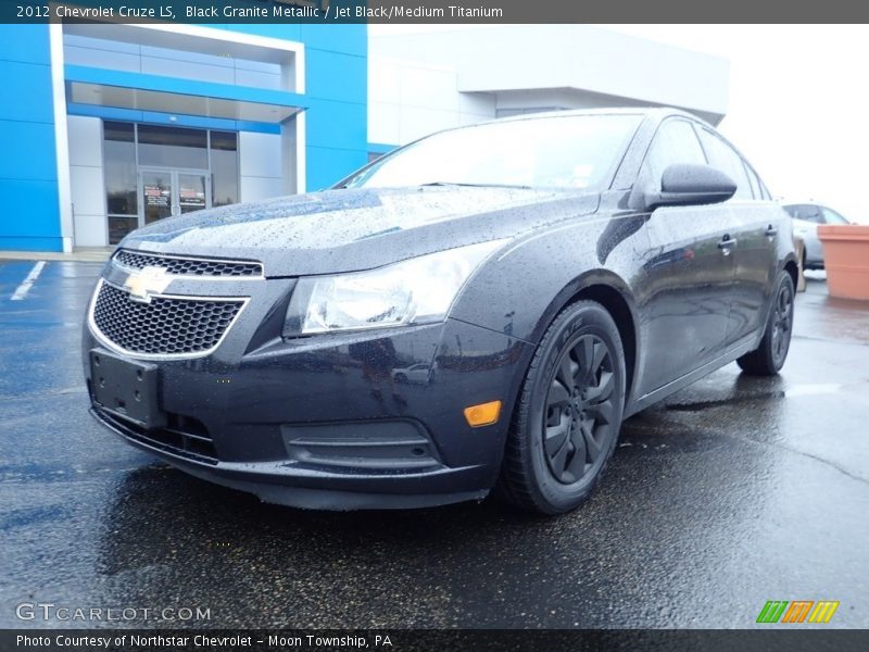 Black Granite Metallic / Jet Black/Medium Titanium 2012 Chevrolet Cruze LS
