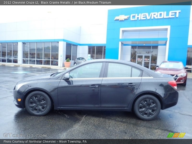 Black Granite Metallic / Jet Black/Medium Titanium 2012 Chevrolet Cruze LS