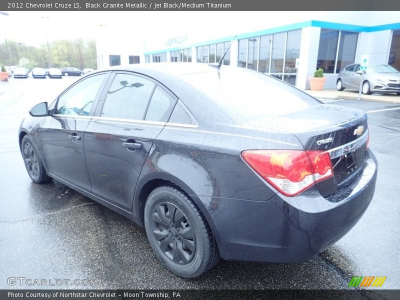 Black Granite Metallic / Jet Black/Medium Titanium 2012 Chevrolet Cruze LS