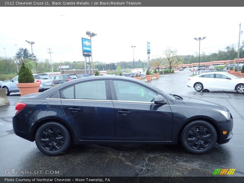 Black Granite Metallic / Jet Black/Medium Titanium 2012 Chevrolet Cruze LS