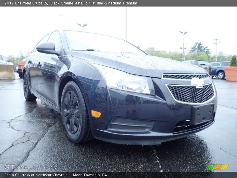 Black Granite Metallic / Jet Black/Medium Titanium 2012 Chevrolet Cruze LS