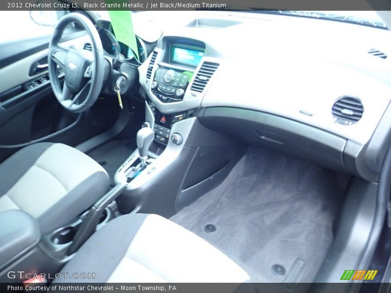 Black Granite Metallic / Jet Black/Medium Titanium 2012 Chevrolet Cruze LS
