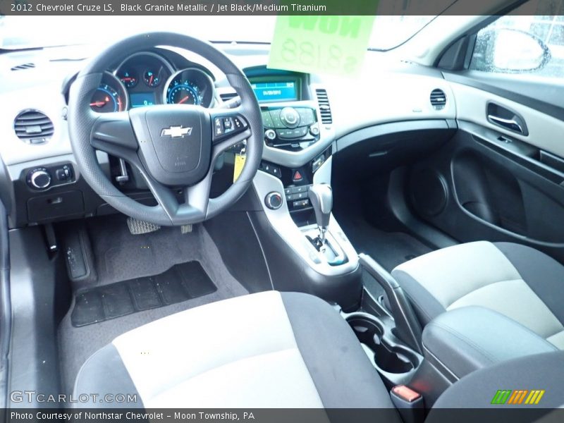 Black Granite Metallic / Jet Black/Medium Titanium 2012 Chevrolet Cruze LS