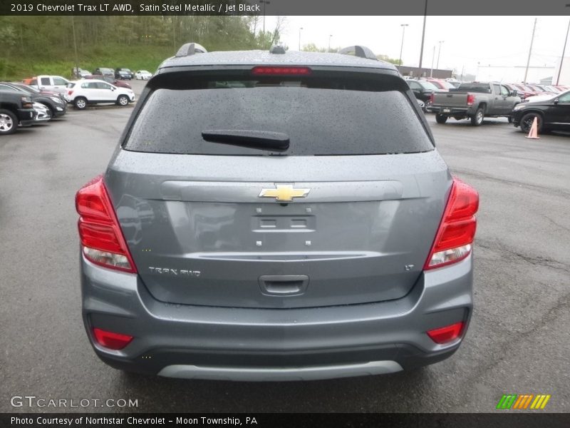 Satin Steel Metallic / Jet Black 2019 Chevrolet Trax LT AWD