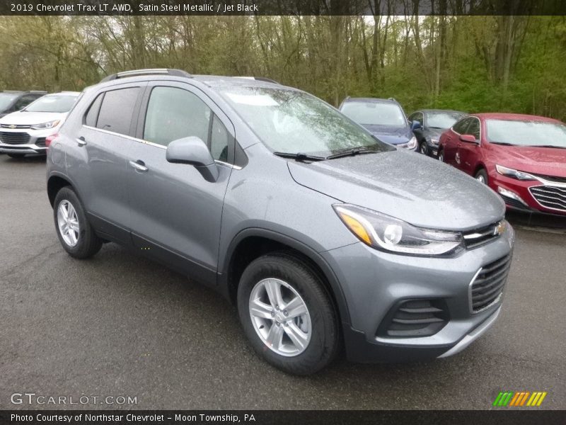 Satin Steel Metallic / Jet Black 2019 Chevrolet Trax LT AWD