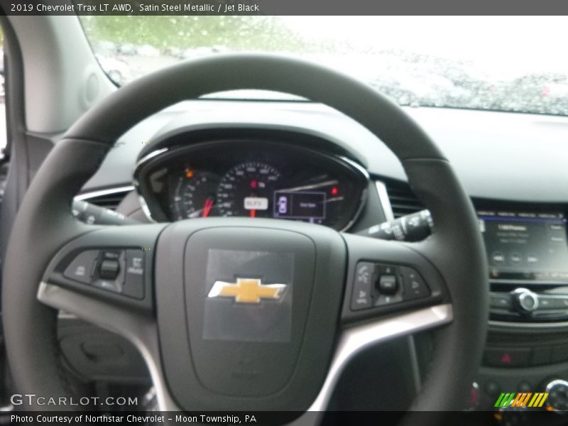 Satin Steel Metallic / Jet Black 2019 Chevrolet Trax LT AWD