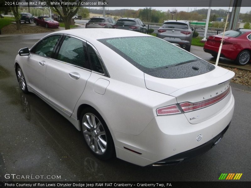 White Platinum / Charcoal Black 2014 Lincoln MKZ FWD
