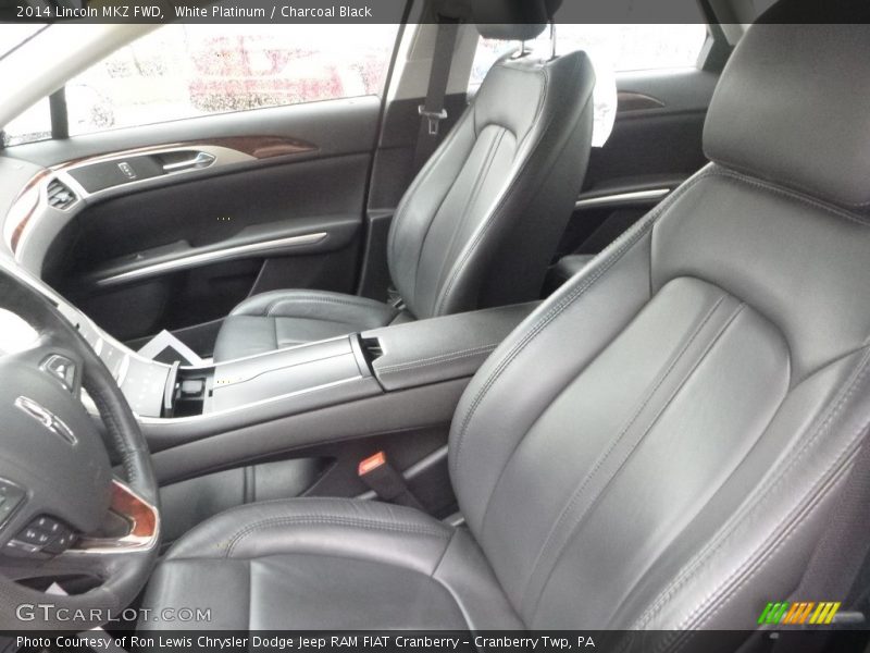 White Platinum / Charcoal Black 2014 Lincoln MKZ FWD