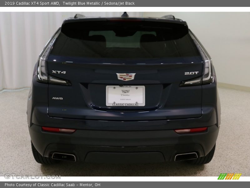 Twilight Blue Metallic / Sedona/Jet Black 2019 Cadillac XT4 Sport AWD