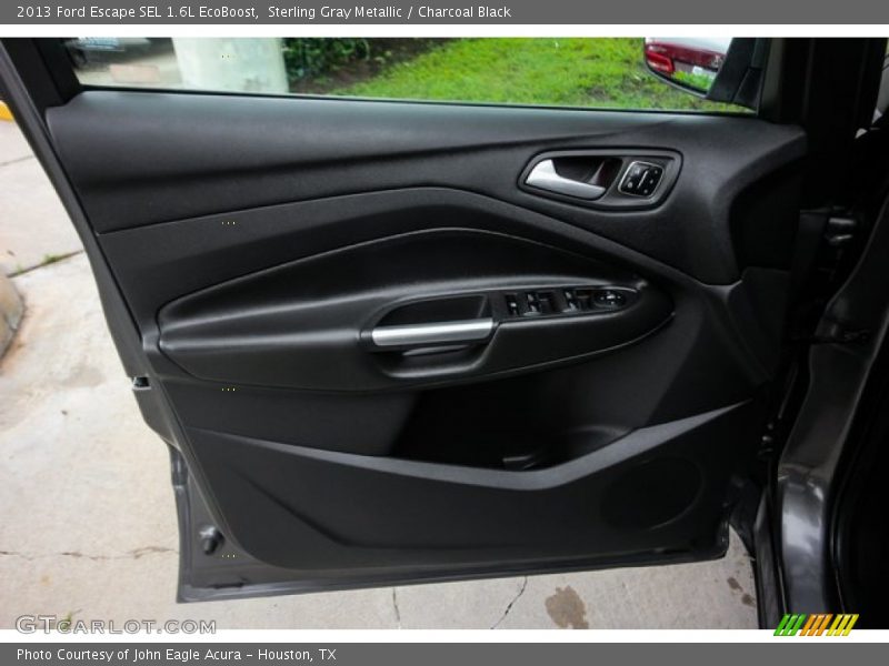 Sterling Gray Metallic / Charcoal Black 2013 Ford Escape SEL 1.6L EcoBoost