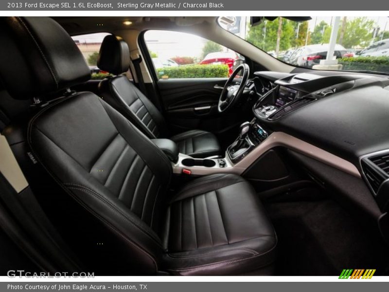 Sterling Gray Metallic / Charcoal Black 2013 Ford Escape SEL 1.6L EcoBoost