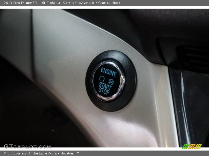 Sterling Gray Metallic / Charcoal Black 2013 Ford Escape SEL 1.6L EcoBoost