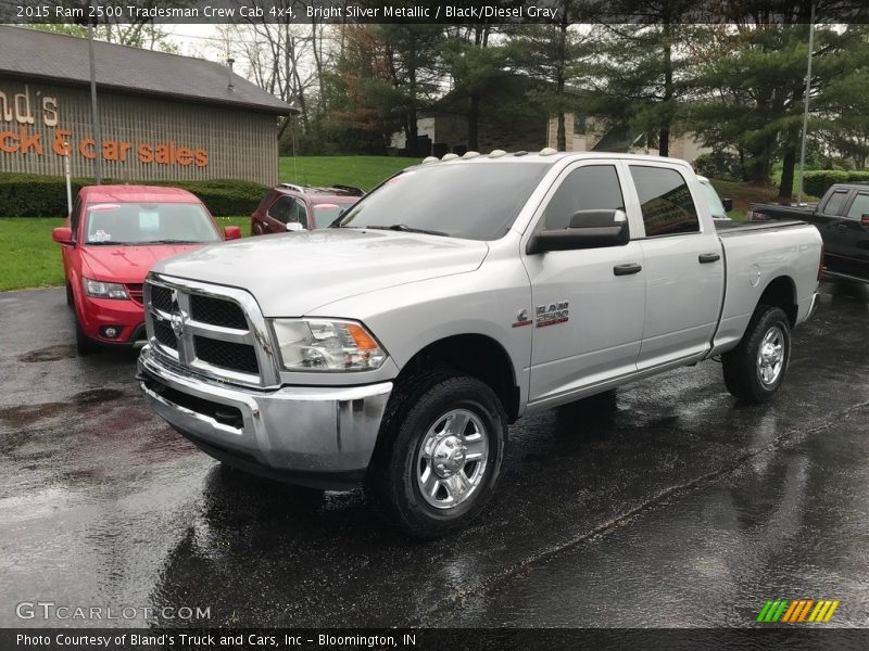 Bright Silver Metallic / Black/Diesel Gray 2015 Ram 2500 Tradesman Crew Cab 4x4