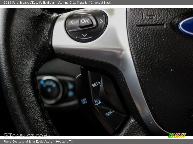 Sterling Gray Metallic / Charcoal Black 2013 Ford Escape SEL 1.6L EcoBoost