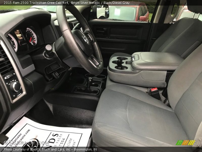 Bright Silver Metallic / Black/Diesel Gray 2015 Ram 2500 Tradesman Crew Cab 4x4