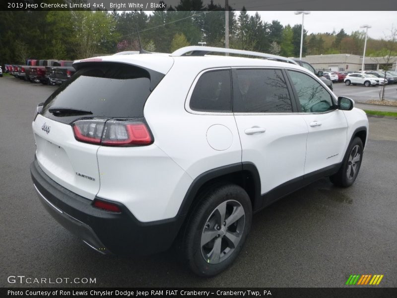 Bright White / Black 2019 Jeep Cherokee Limited 4x4