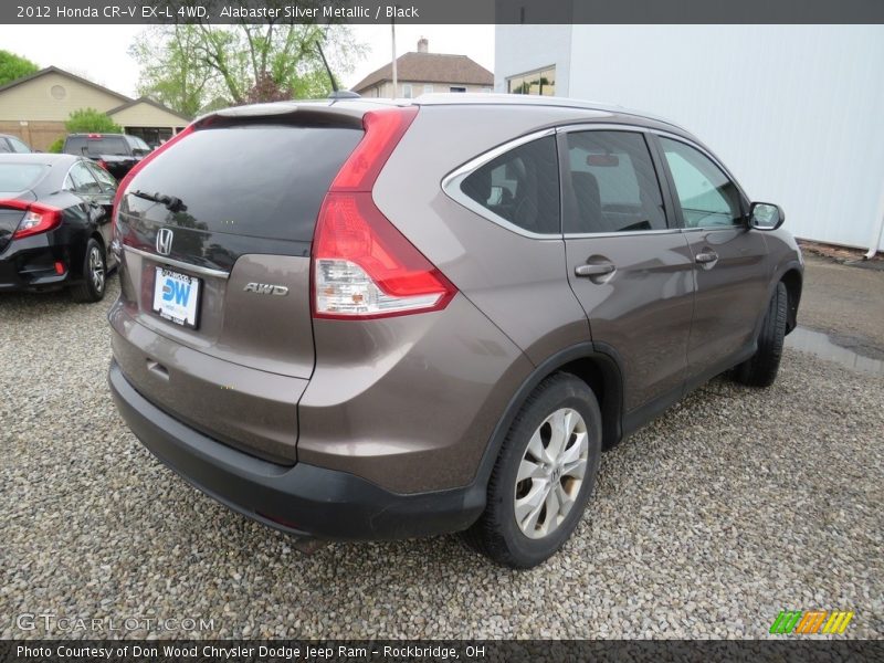 Alabaster Silver Metallic / Black 2012 Honda CR-V EX-L 4WD