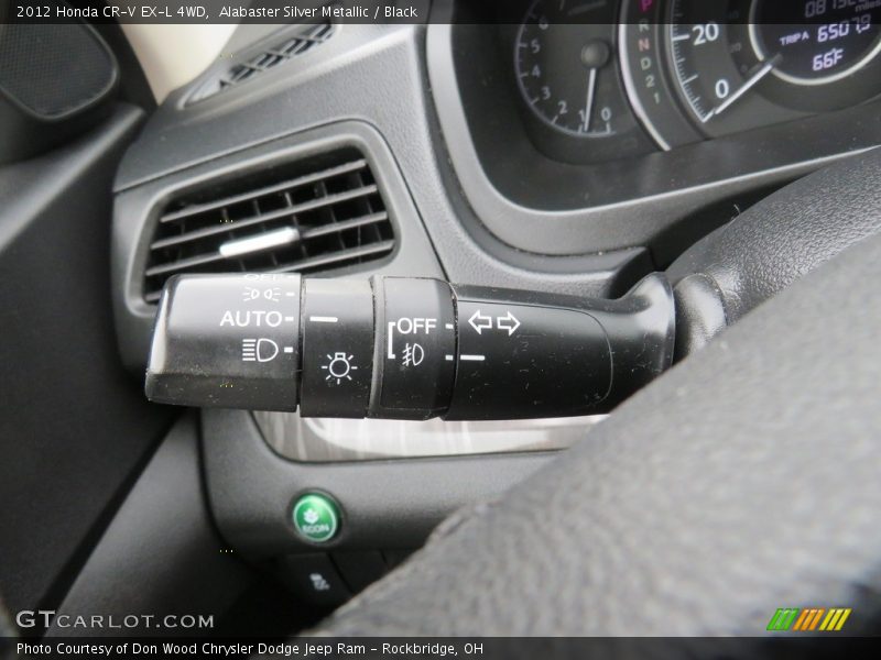 Alabaster Silver Metallic / Black 2012 Honda CR-V EX-L 4WD