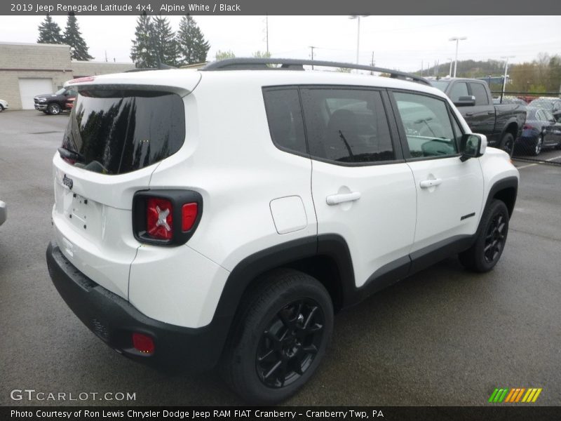 Alpine White / Black 2019 Jeep Renegade Latitude 4x4