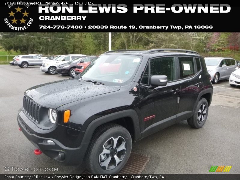 Black / Black 2019 Jeep Renegade Trailhawk 4x4