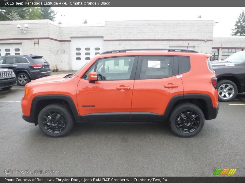 Omaha Orange / Black 2019 Jeep Renegade Latitude 4x4