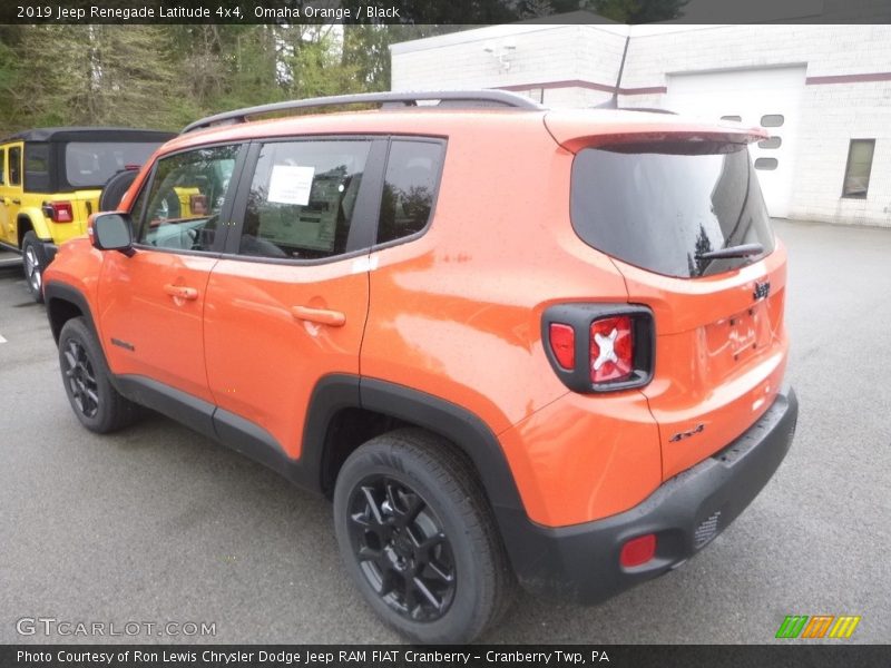 Omaha Orange / Black 2019 Jeep Renegade Latitude 4x4