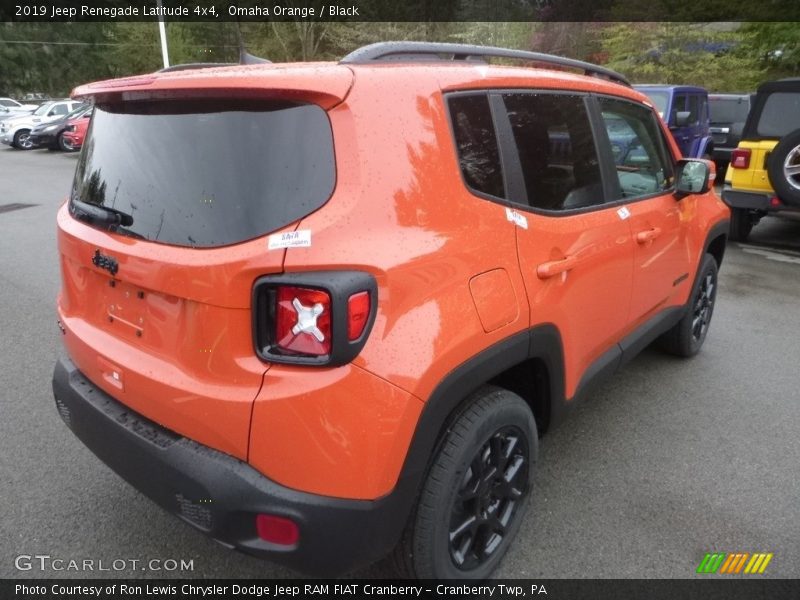 Omaha Orange / Black 2019 Jeep Renegade Latitude 4x4