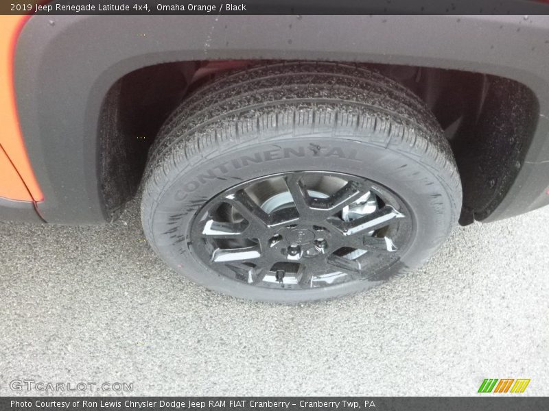 Omaha Orange / Black 2019 Jeep Renegade Latitude 4x4