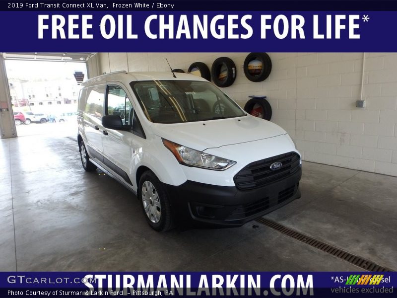 Frozen White / Ebony 2019 Ford Transit Connect XL Van