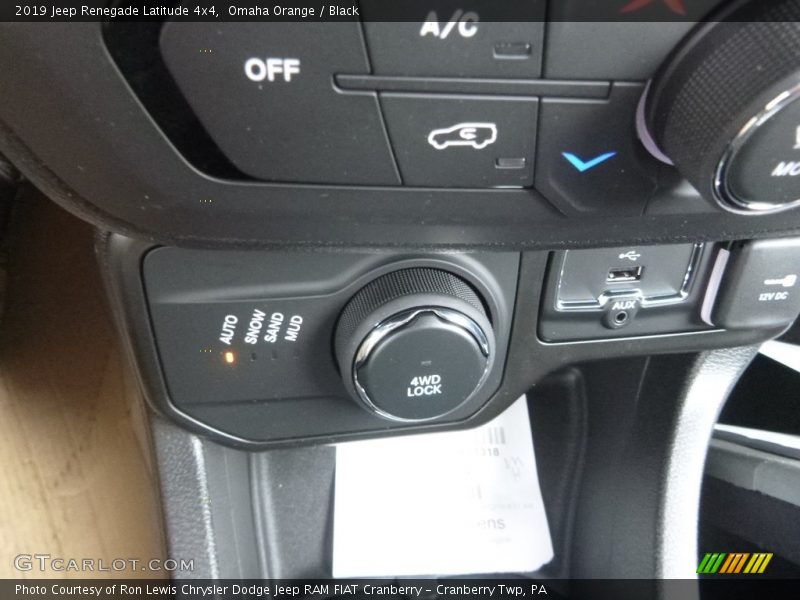 Omaha Orange / Black 2019 Jeep Renegade Latitude 4x4