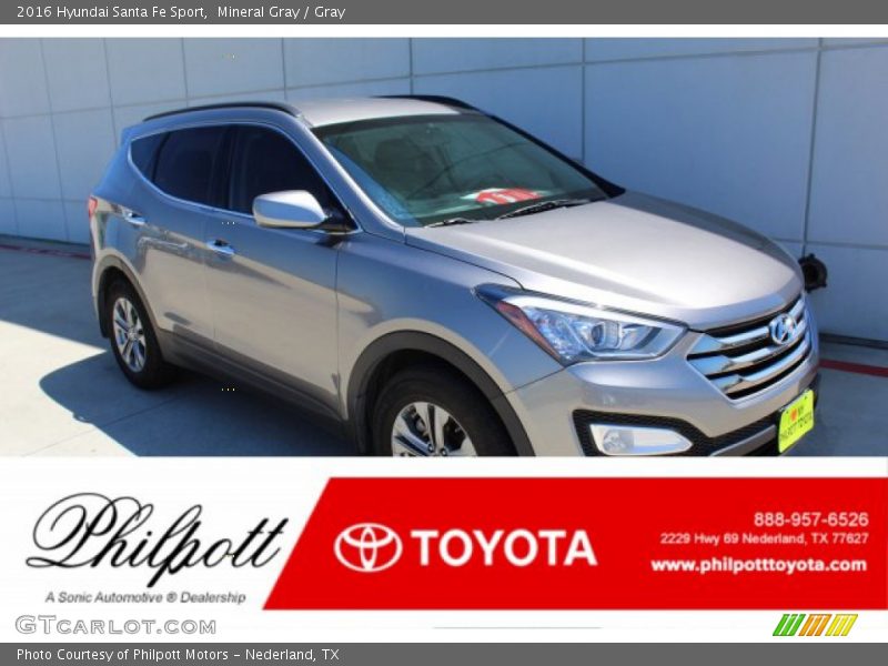 Mineral Gray / Gray 2016 Hyundai Santa Fe Sport