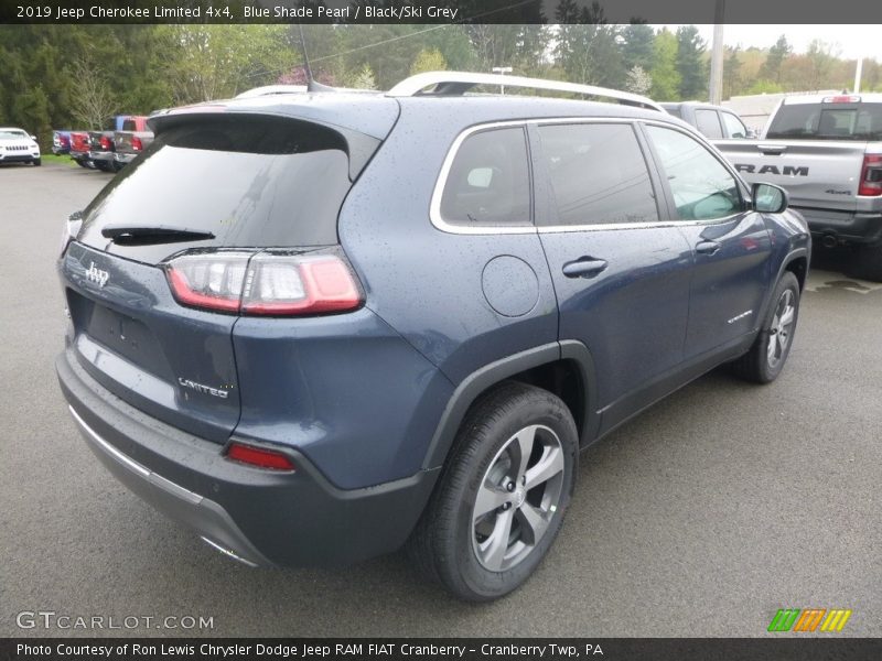 Blue Shade Pearl / Black/Ski Grey 2019 Jeep Cherokee Limited 4x4