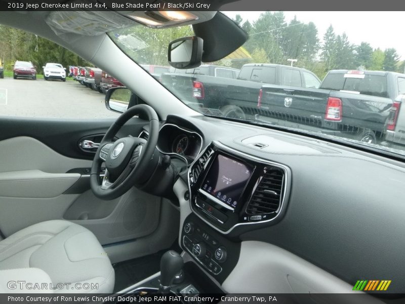 Blue Shade Pearl / Black/Ski Grey 2019 Jeep Cherokee Limited 4x4