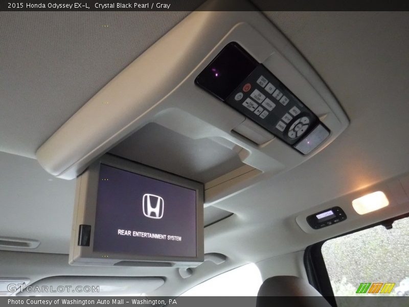 Crystal Black Pearl / Gray 2015 Honda Odyssey EX-L