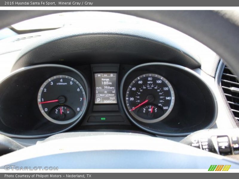 Mineral Gray / Gray 2016 Hyundai Santa Fe Sport