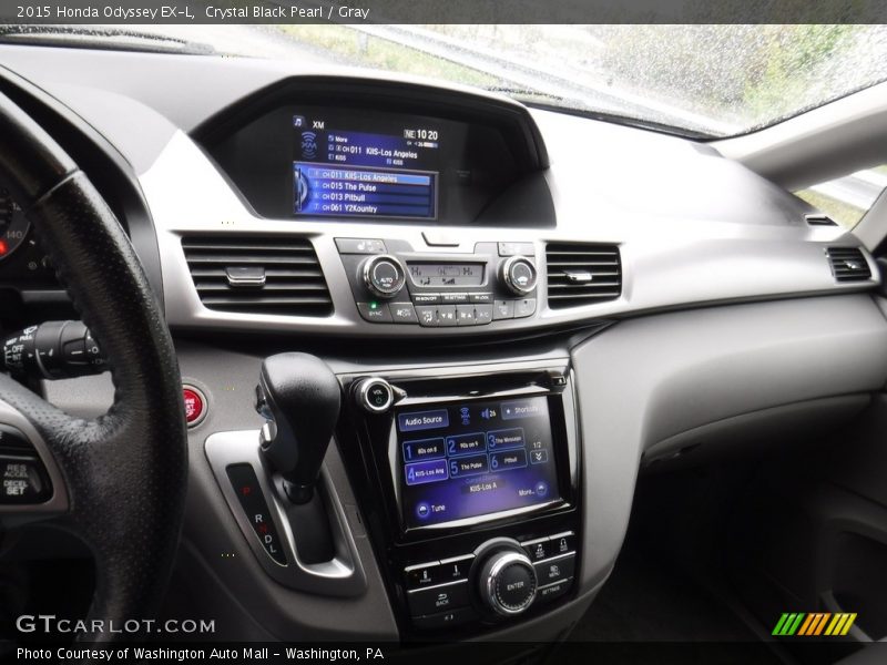 Crystal Black Pearl / Gray 2015 Honda Odyssey EX-L