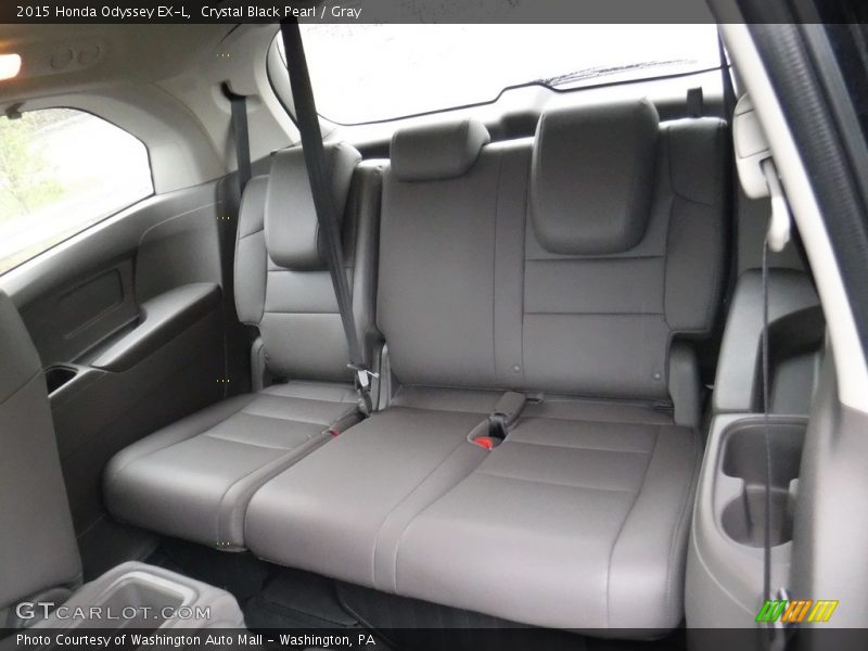 Crystal Black Pearl / Gray 2015 Honda Odyssey EX-L