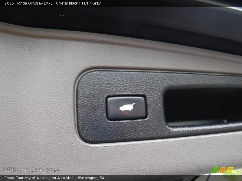 Crystal Black Pearl / Gray 2015 Honda Odyssey EX-L
